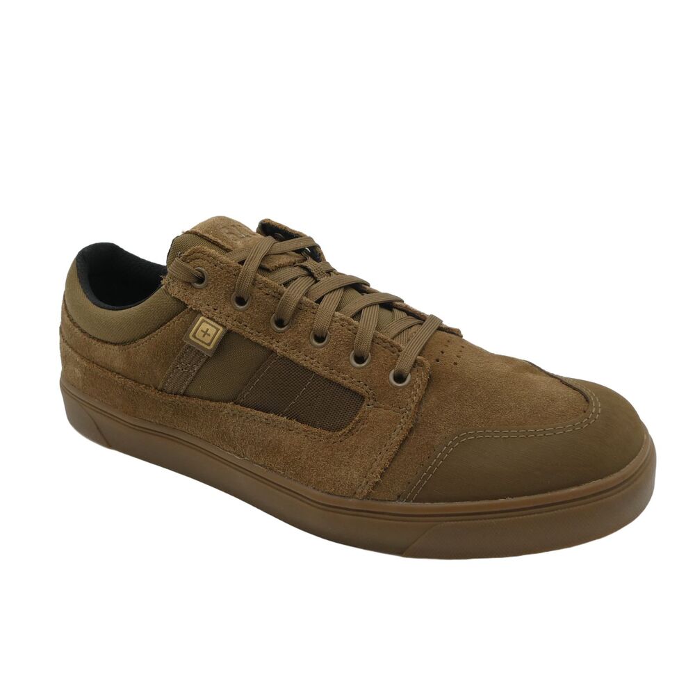 5.11 Tactical Norris Low Men's 13 Dark Coyote Suede Sneakers Vibram Gorpcore